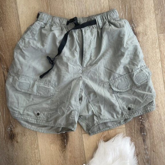 REI Shorts Rei Womens Size M 8 Green Belted Mid Rise Cargo Outdoor